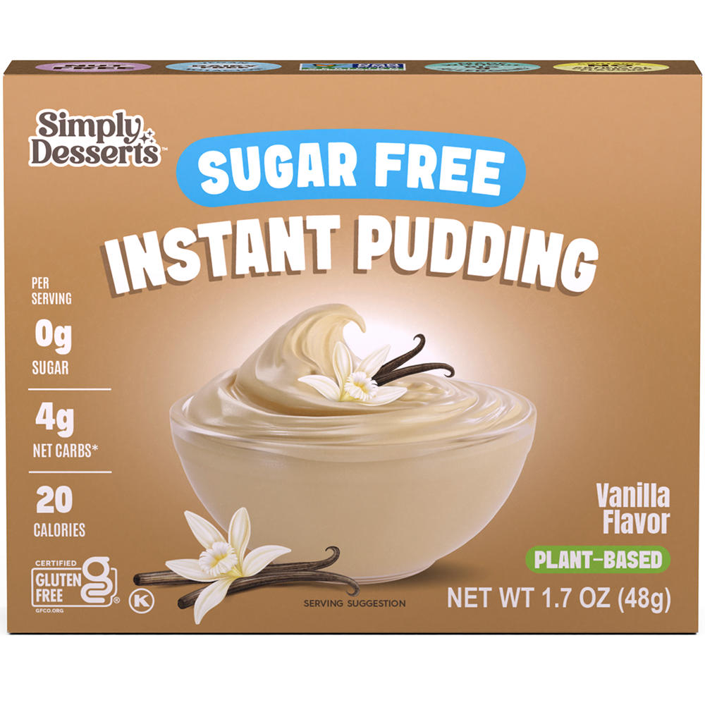 Simply Desserts Sugar Free Vanilla Instant Pudding, 1.7 oz