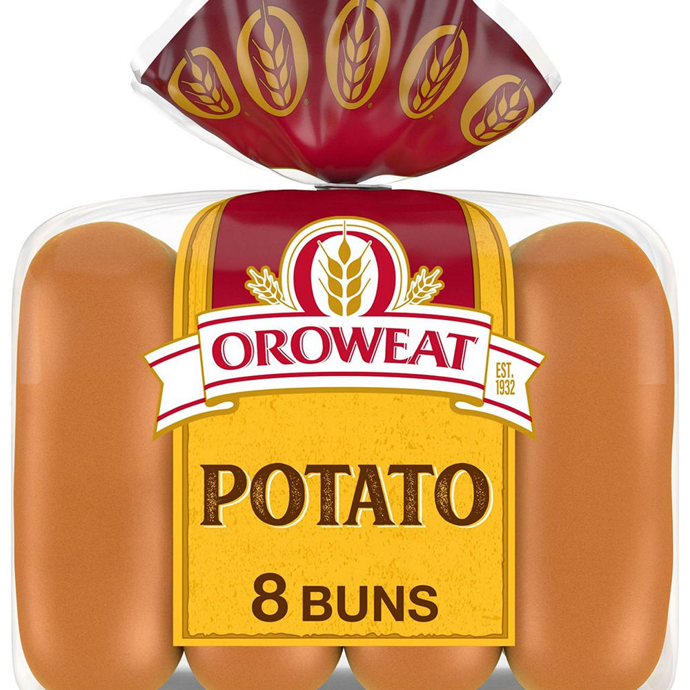Oroweat Potato Hot Dog Buns, 8 ct