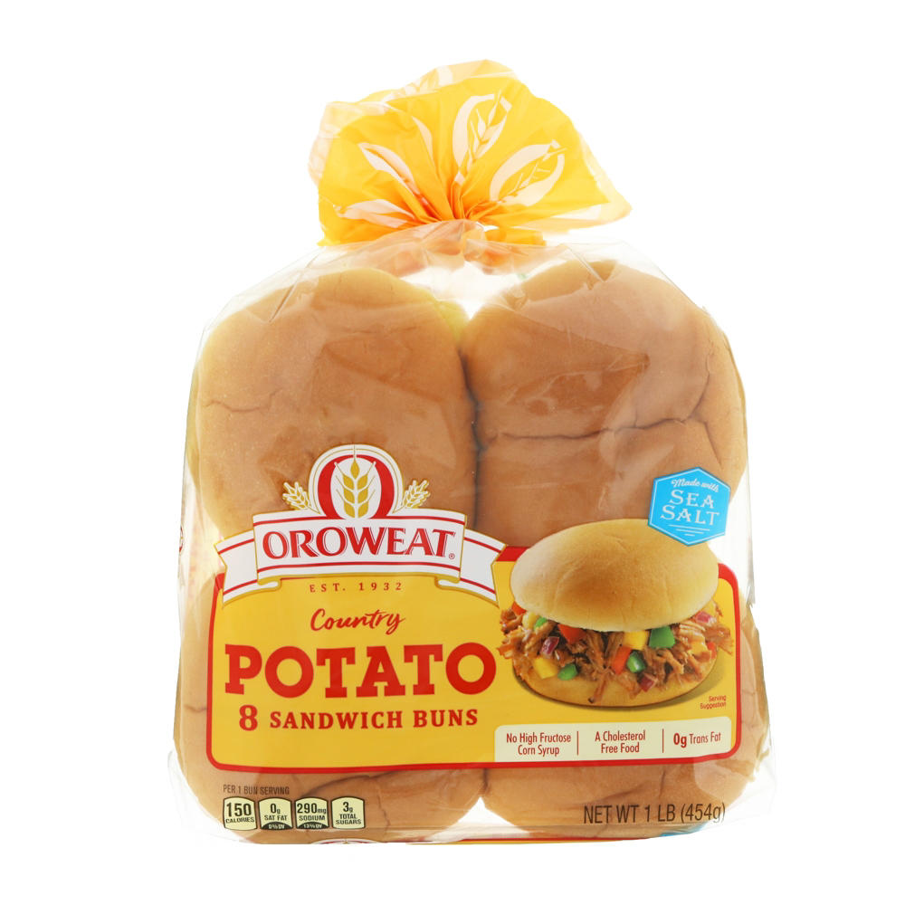 Oroweat Country Potato Hamburger Buns, 8 ct