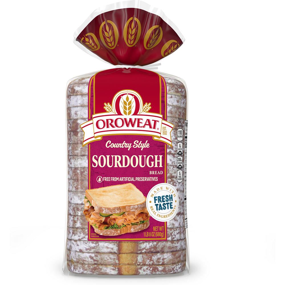 Oroweat Country Style Sourdough Bread, 24 oz
