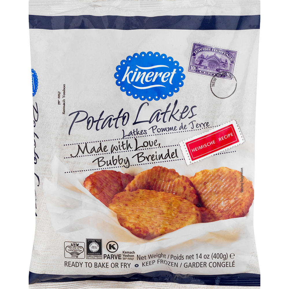 Kineret Kosher Potato Latkes, 14 oz