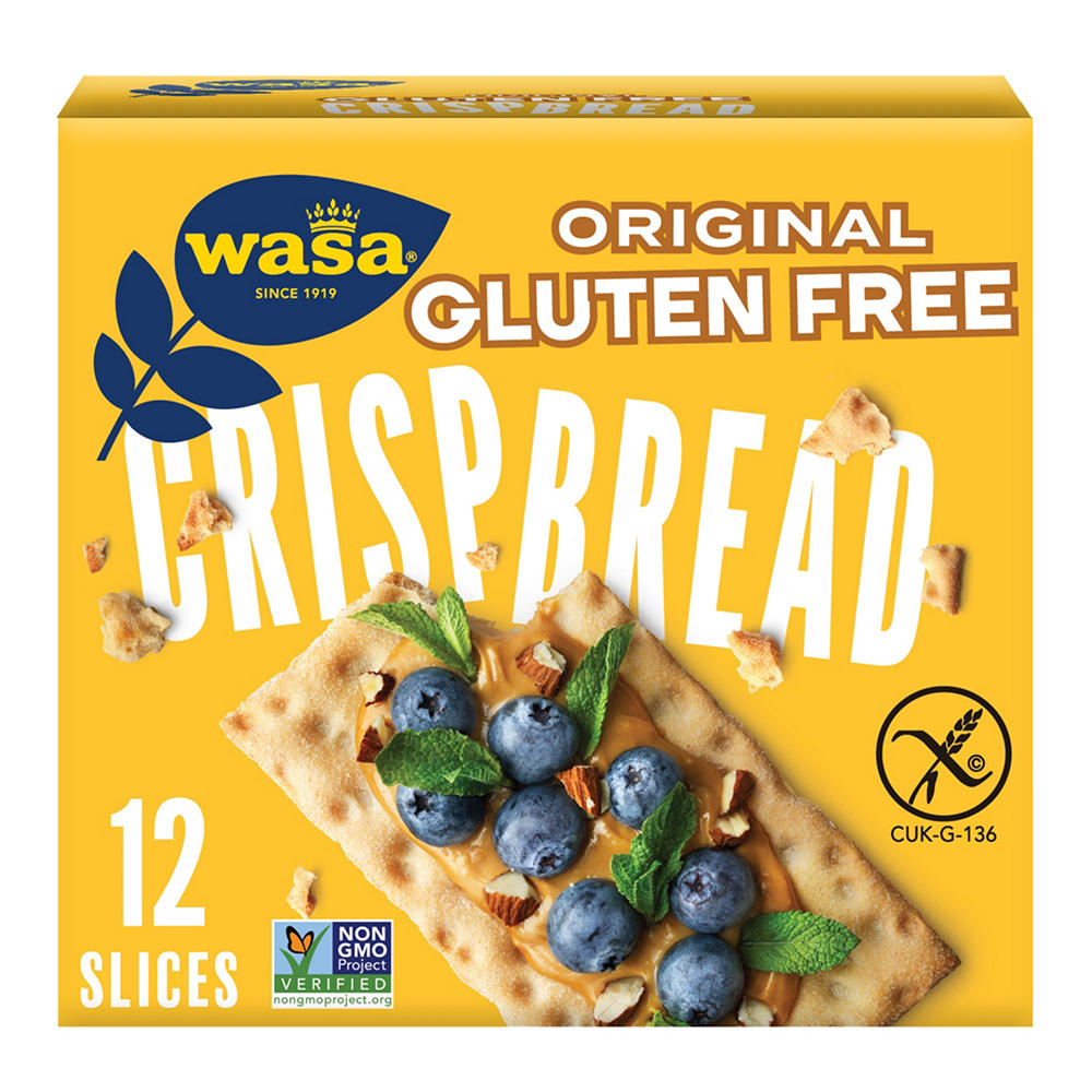 Wasa Original Gluten Free Swedish Style Crispbread Crackers, 12 ct