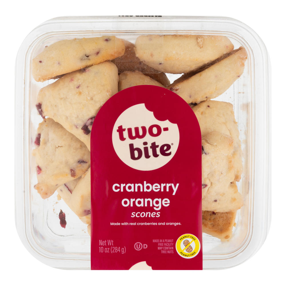 Two-Bite Orange Cranberry Scones, 10 oz