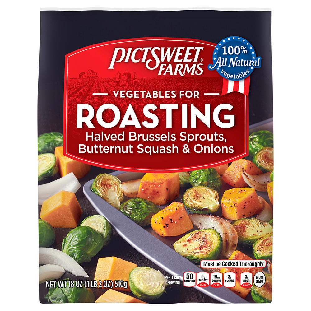 Pictsweet Farms Brussels Sprouts, Butternut Squash & Onions, 18 oz