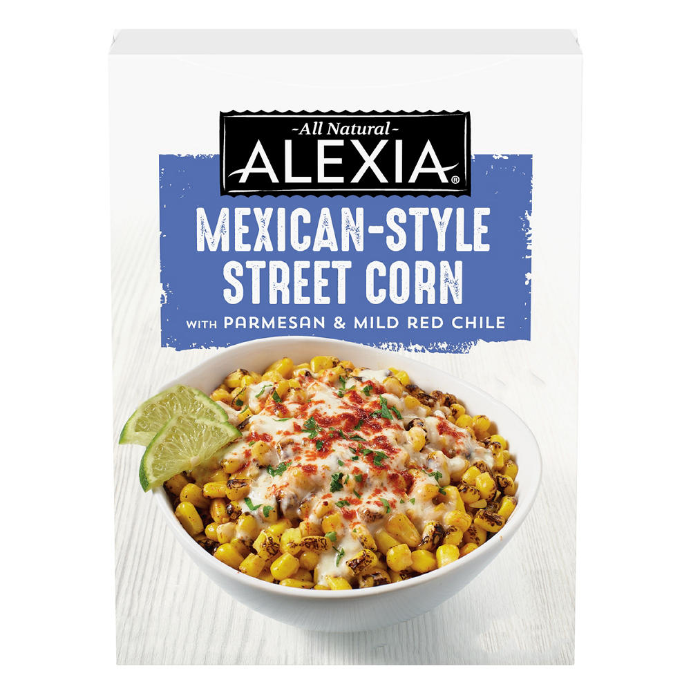 Alexia Frozen Mexican-Style Street Corn with Parmesan & Mild Red Chile, 10 oz