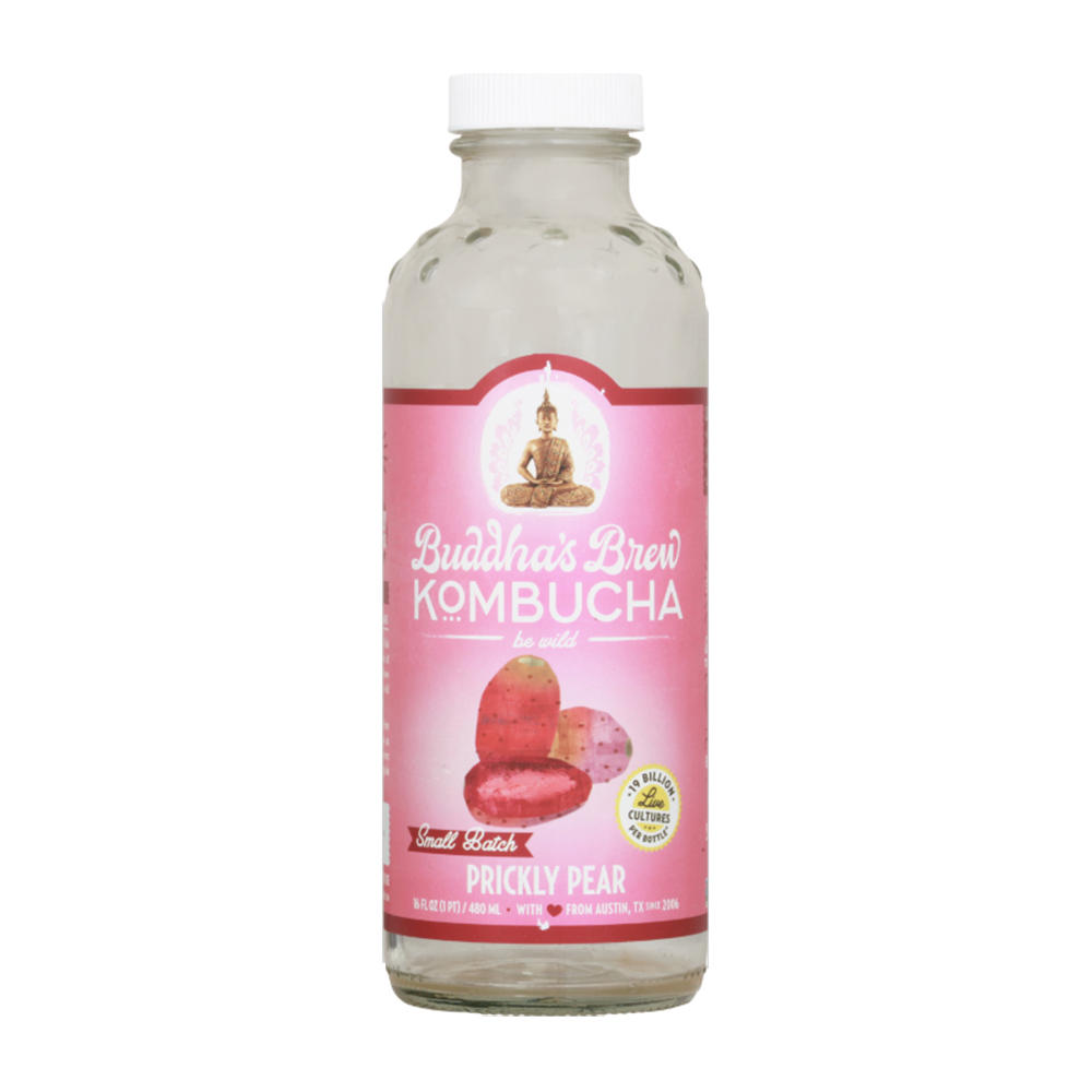 Buddha's Brew Kombucha Limited - Raspberry, 16 oz