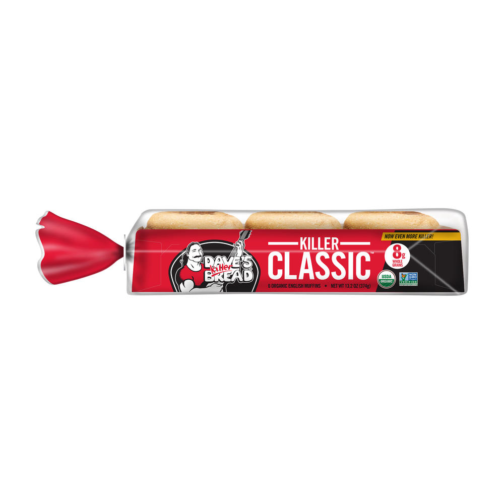Dave's Killer Bread Killer Classic Organic English Muffins, 6 ct