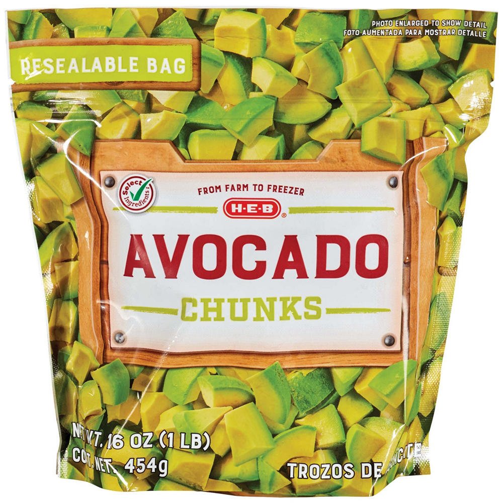 H-E-B Frozen Avocado Chunks, 16 oz