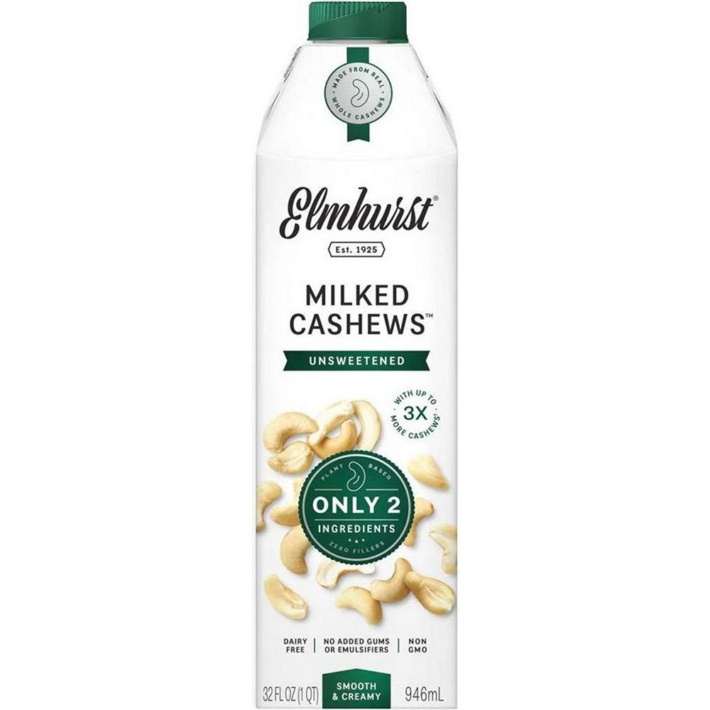 Elmhurst Unsweetened Milked Cashews, 32 oz