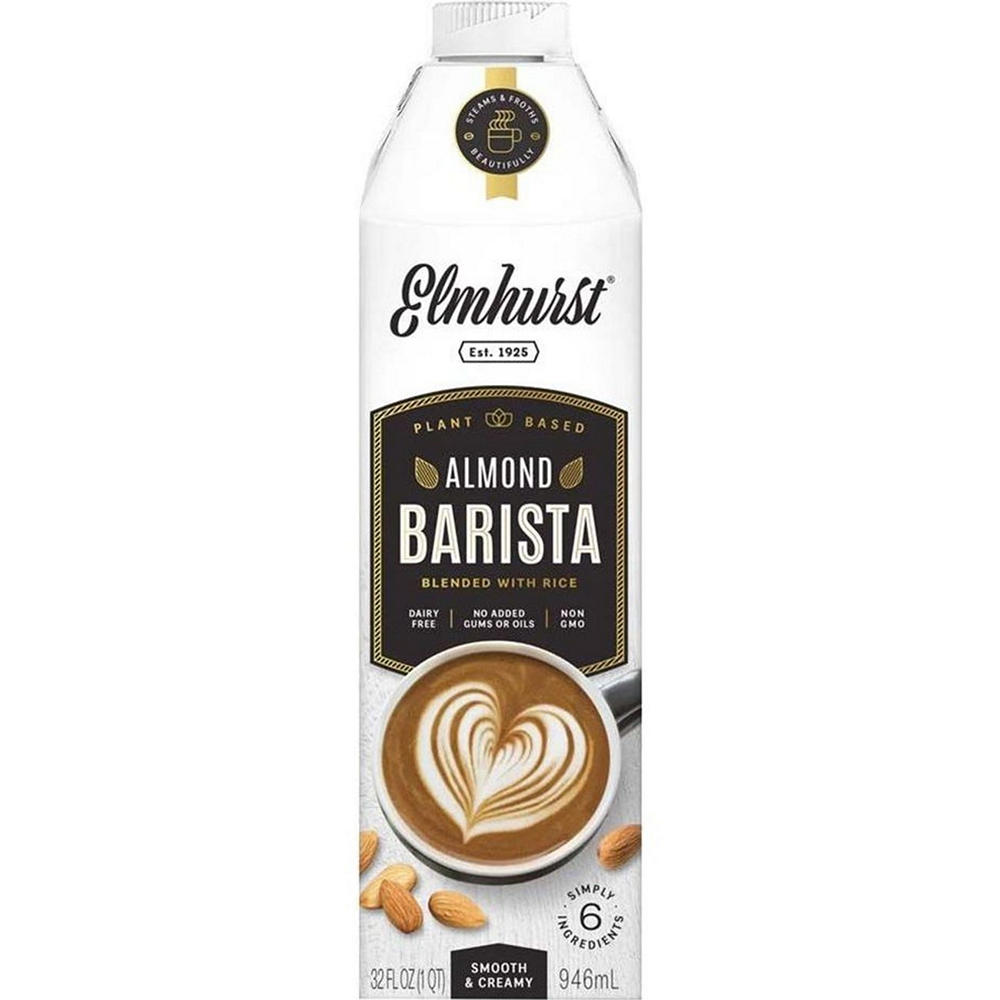 Elmhurst Plant Based Almond Barista, 32 oz