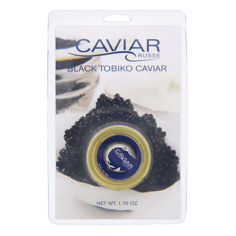 Caviar Russe Black Tobiko, 1.75 oz