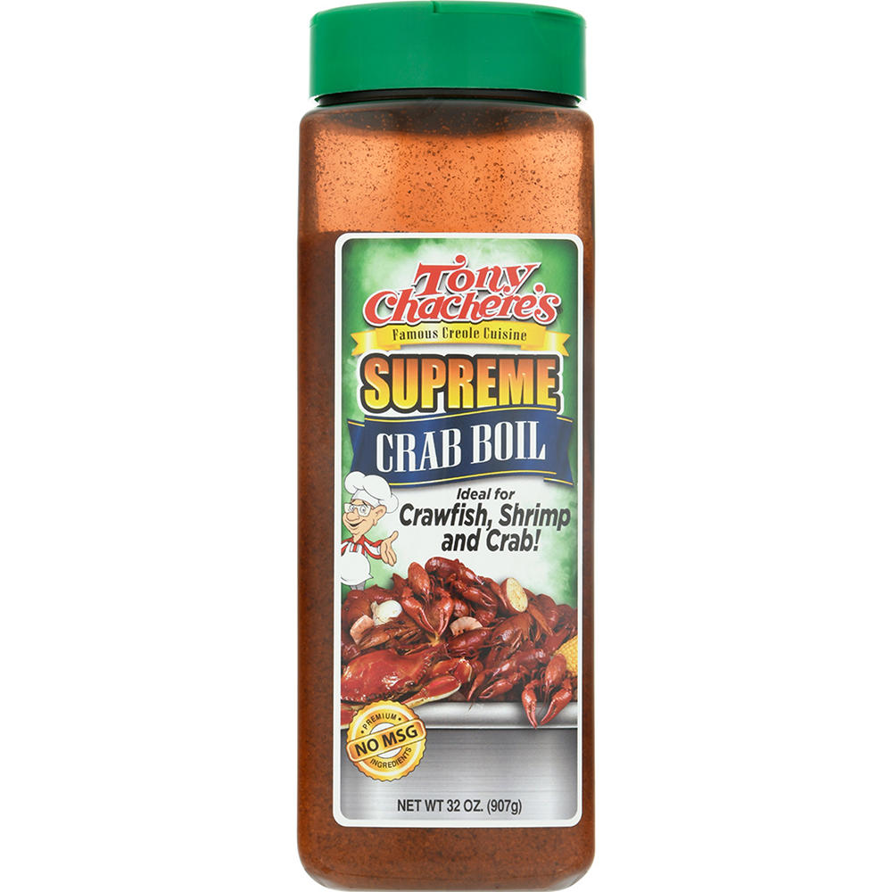 Tony Chachere's Supreme Crab Boil Seasoning, 32 oz