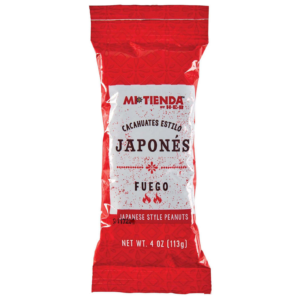 H-E-B Mi Tienda Japanese Style Peanuts - Fuego, 4 oz