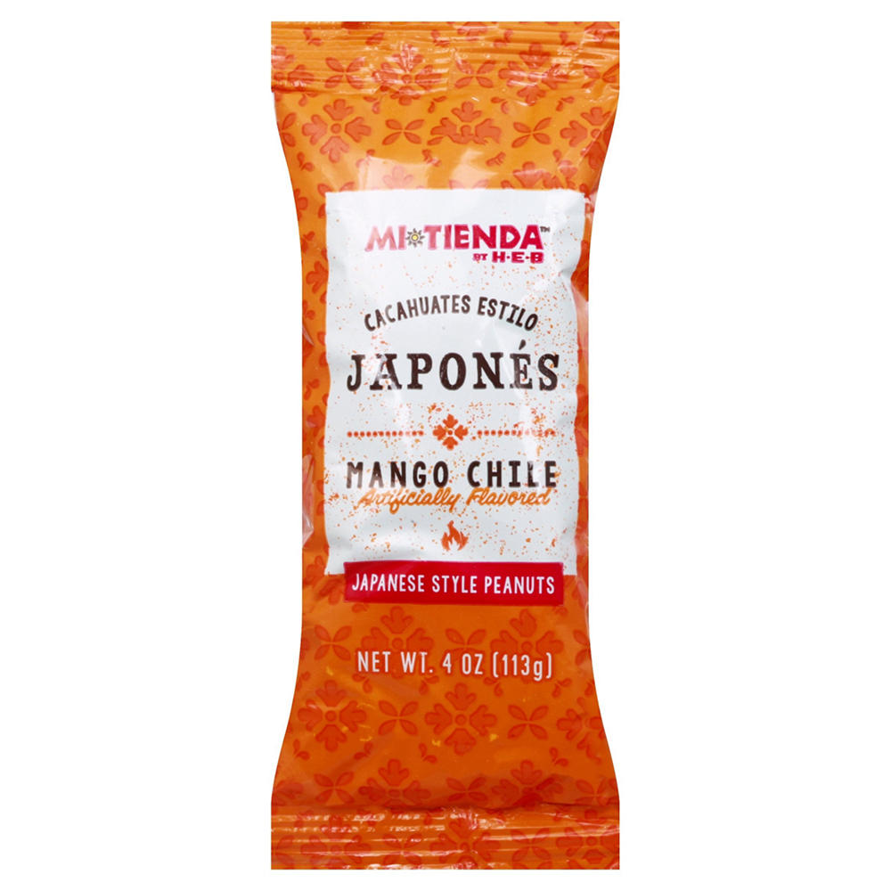 H-E-B Mi Tienda Japanese Style Peanuts - Mango Chile, 4 oz