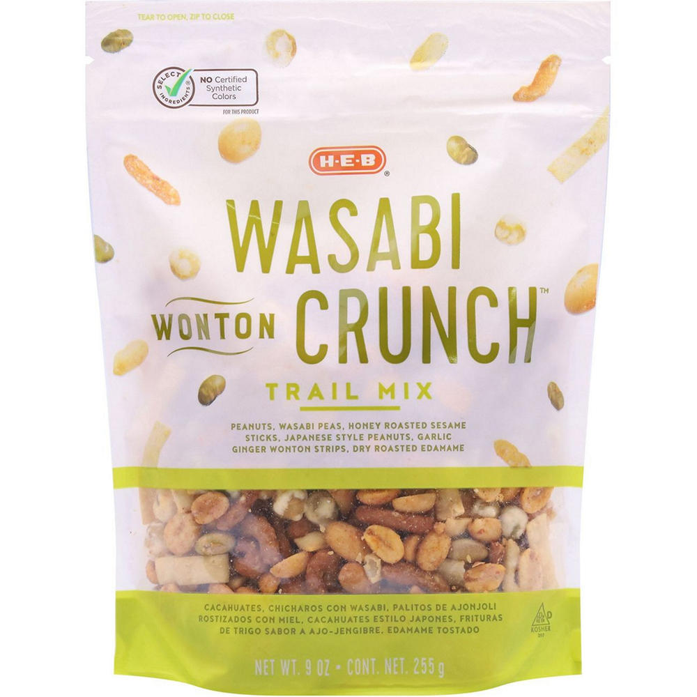 H-E-B Wasabi Wonton Crunch Trail Mix, 9 oz