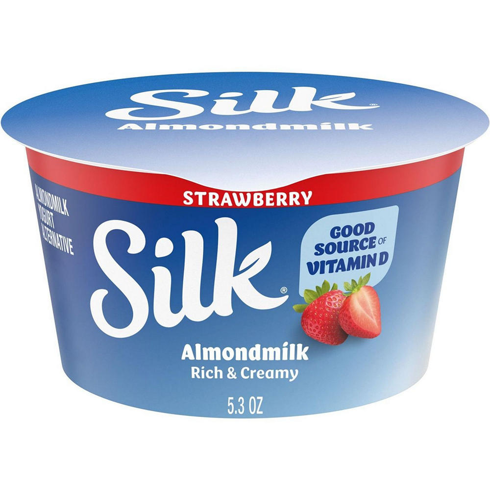Silk Almond Milk Yogurt Alternative - Strawberry, 5.3 oz