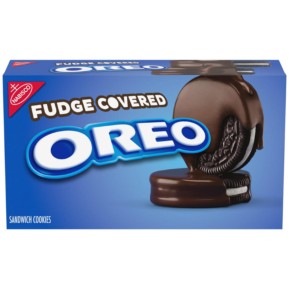 OREO Fudge Covered Sandwich Cookies, 7.9 oz