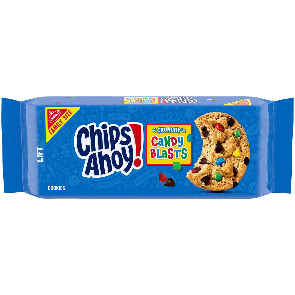 Chips Ahoy! Candy Blasts Chocolate Chip Cookies Family Size, 18.9 oz