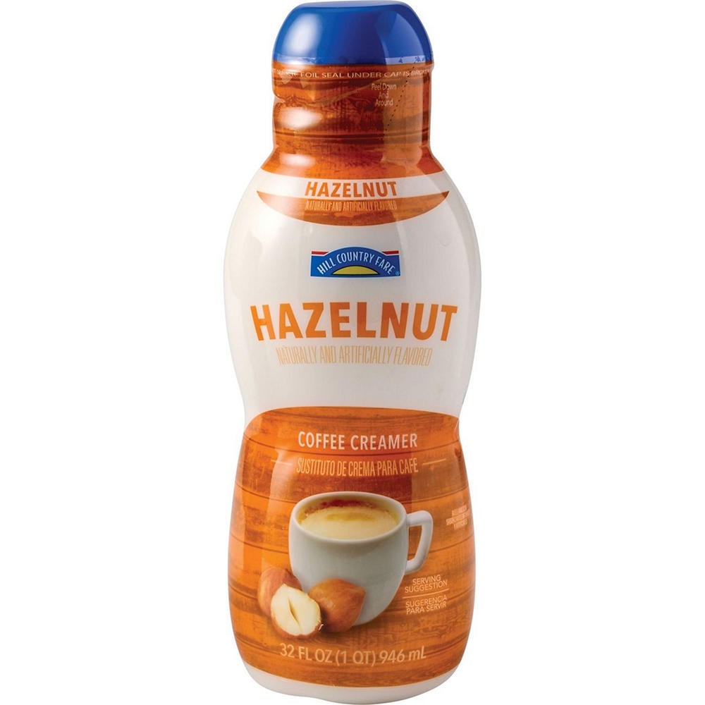 Hill Country Fare Liquid Coffee Creamer - Hazelnut , 32 oz