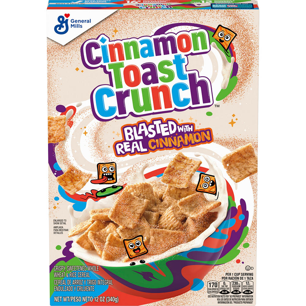 General Mills Cinnamon Toast Crunch Cereal, 12 oz