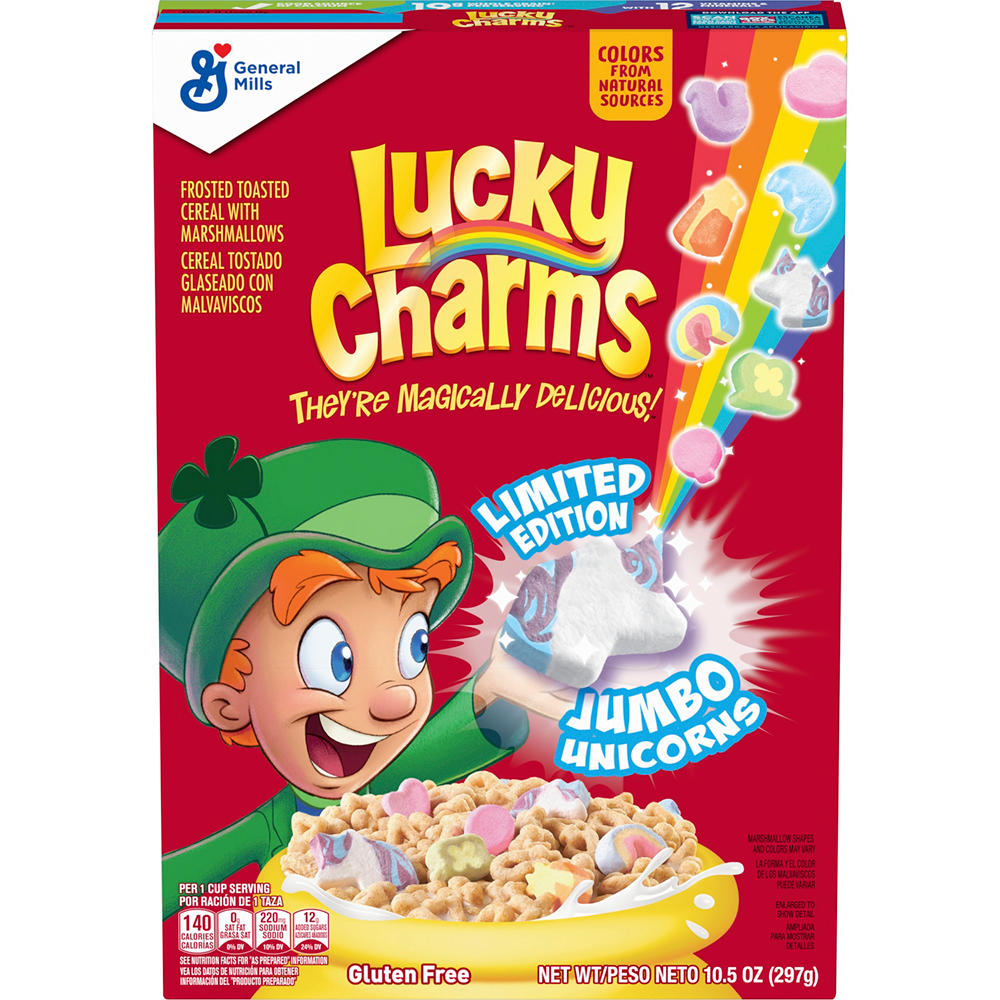 General Mills Lucky Charms Cereal, 10.5 oz