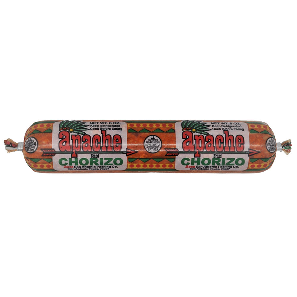 Apco Apache Brand Chorizo Sausage, 8 oz