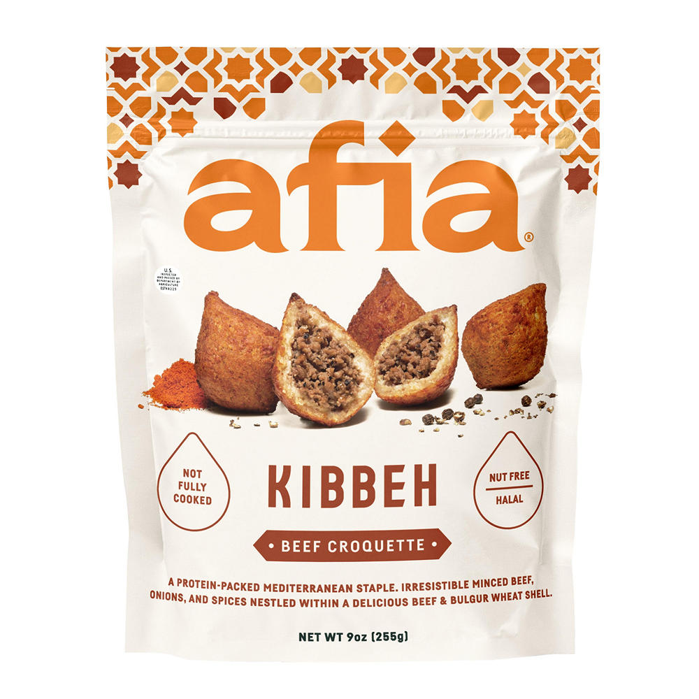 Afia Frozen Halal Kibbeh Beef Croquettes, 9 oz