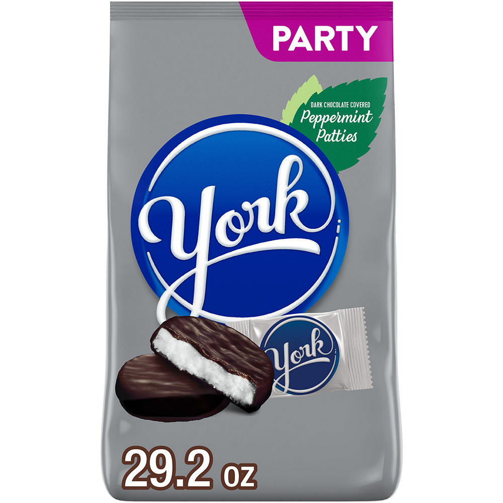 York Dark Chocolate Peppermint Patties - Party Pack, 29.2 oz