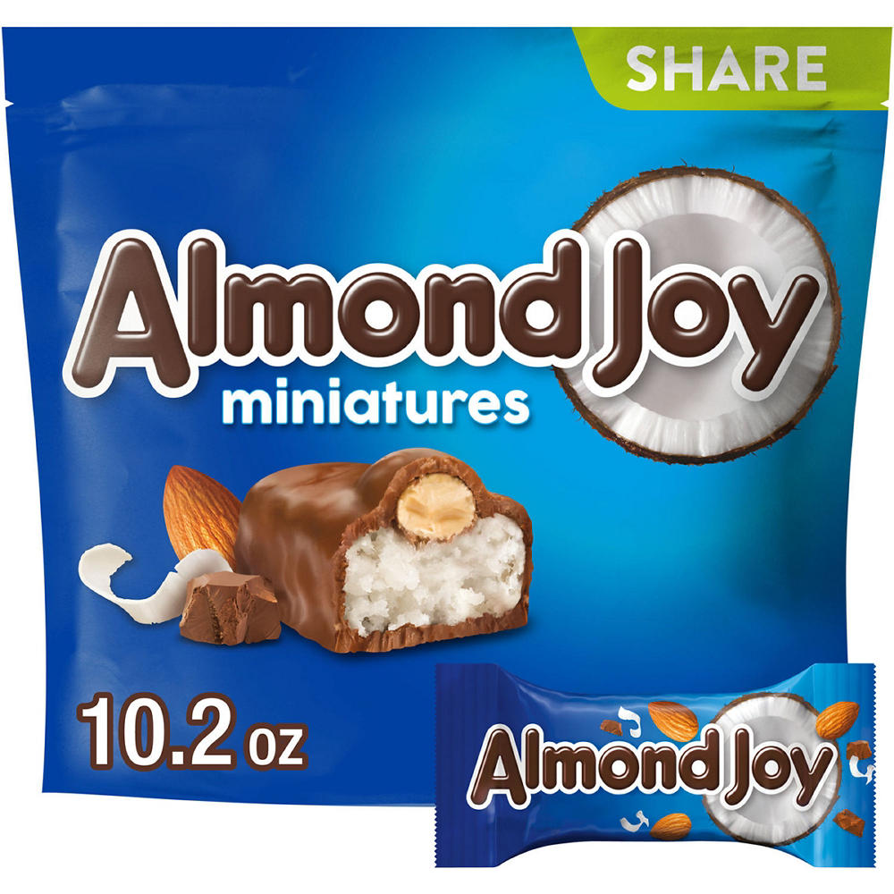 Almond Joy Miniatures Coconut & Almond Chocolate Candy - Share Pack, 10.2 oz
