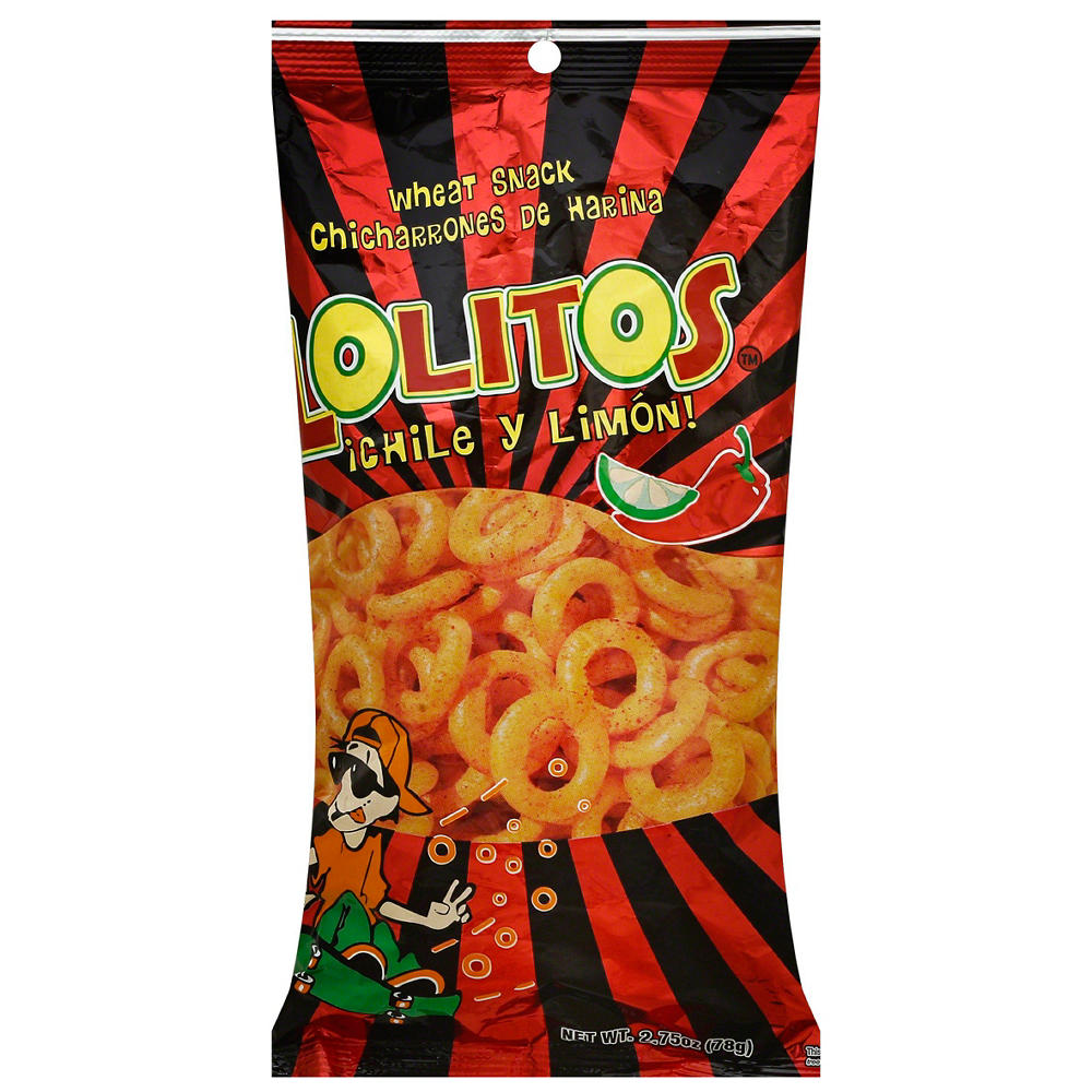 Mexsnax Lolitos Chile y Limon Wheat Snacks, 2.75 oz