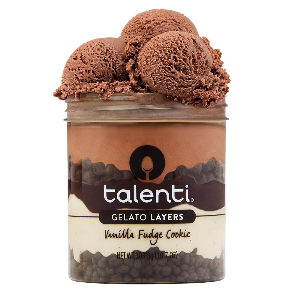 Talenti Vanilla Fudge Cookie Gelato Layers, 10.8 oz