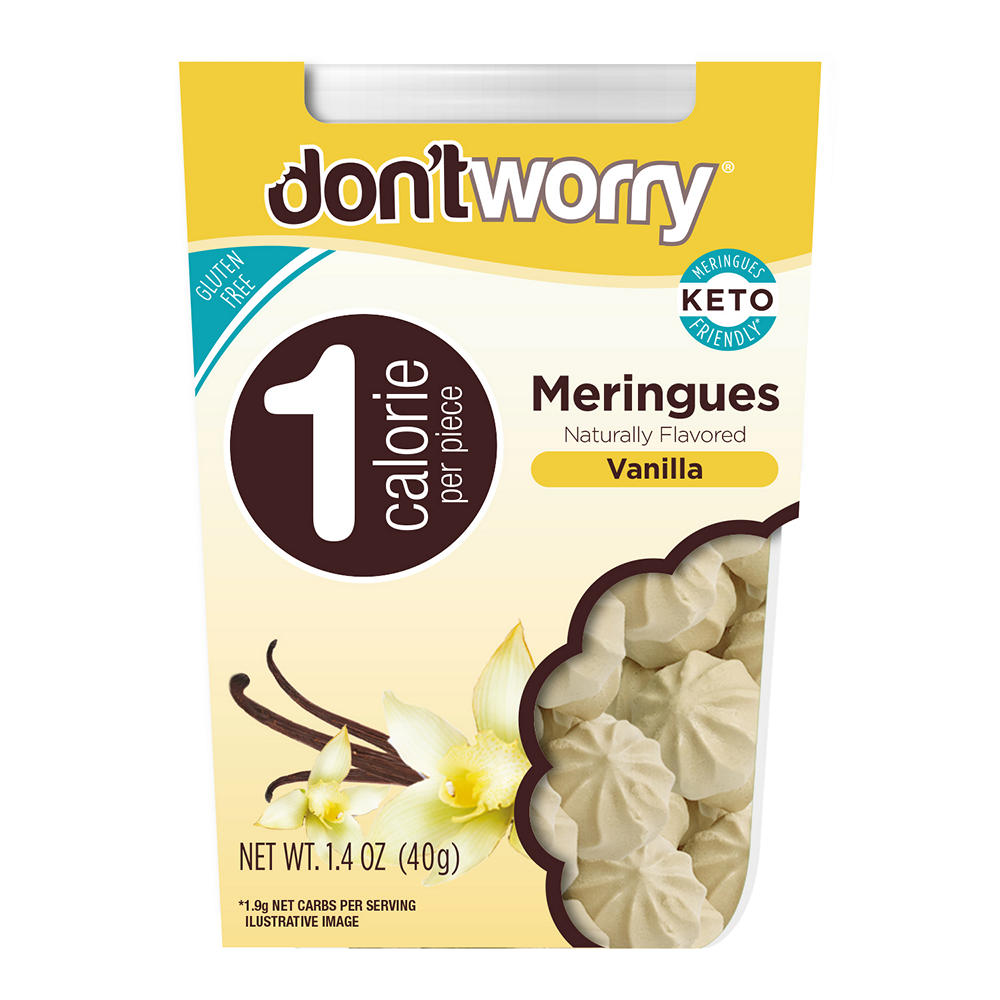 Don't Worry Vanilla Meringues, 1.4 oz