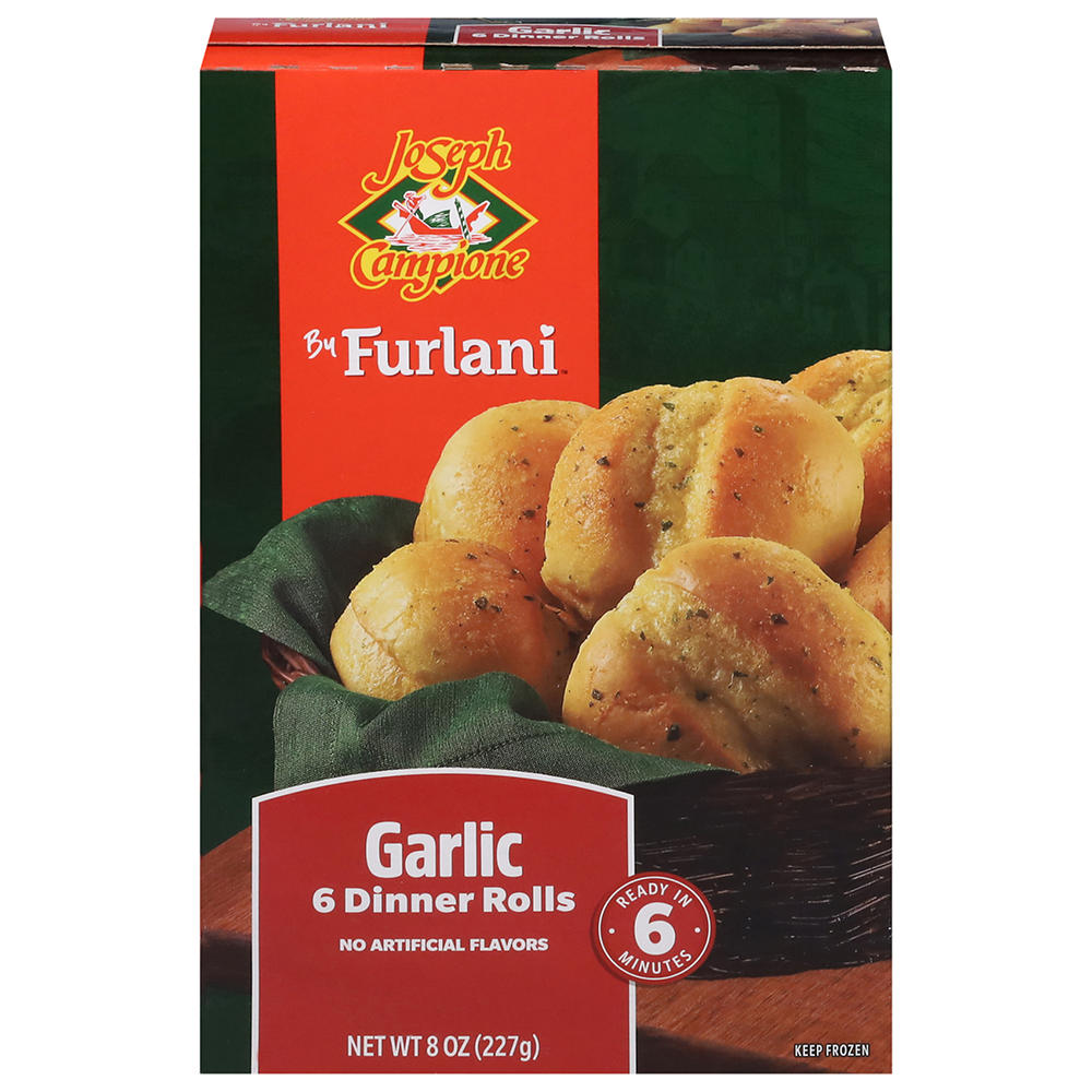 Furlani Garlic Dinner Rolls, 6 ct