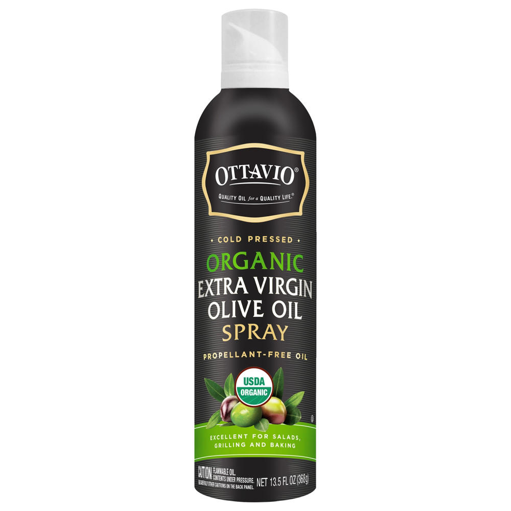 Ottavio Cold Pressed Organic Extra Virgin Olive Oil Spray, 13.5 oz