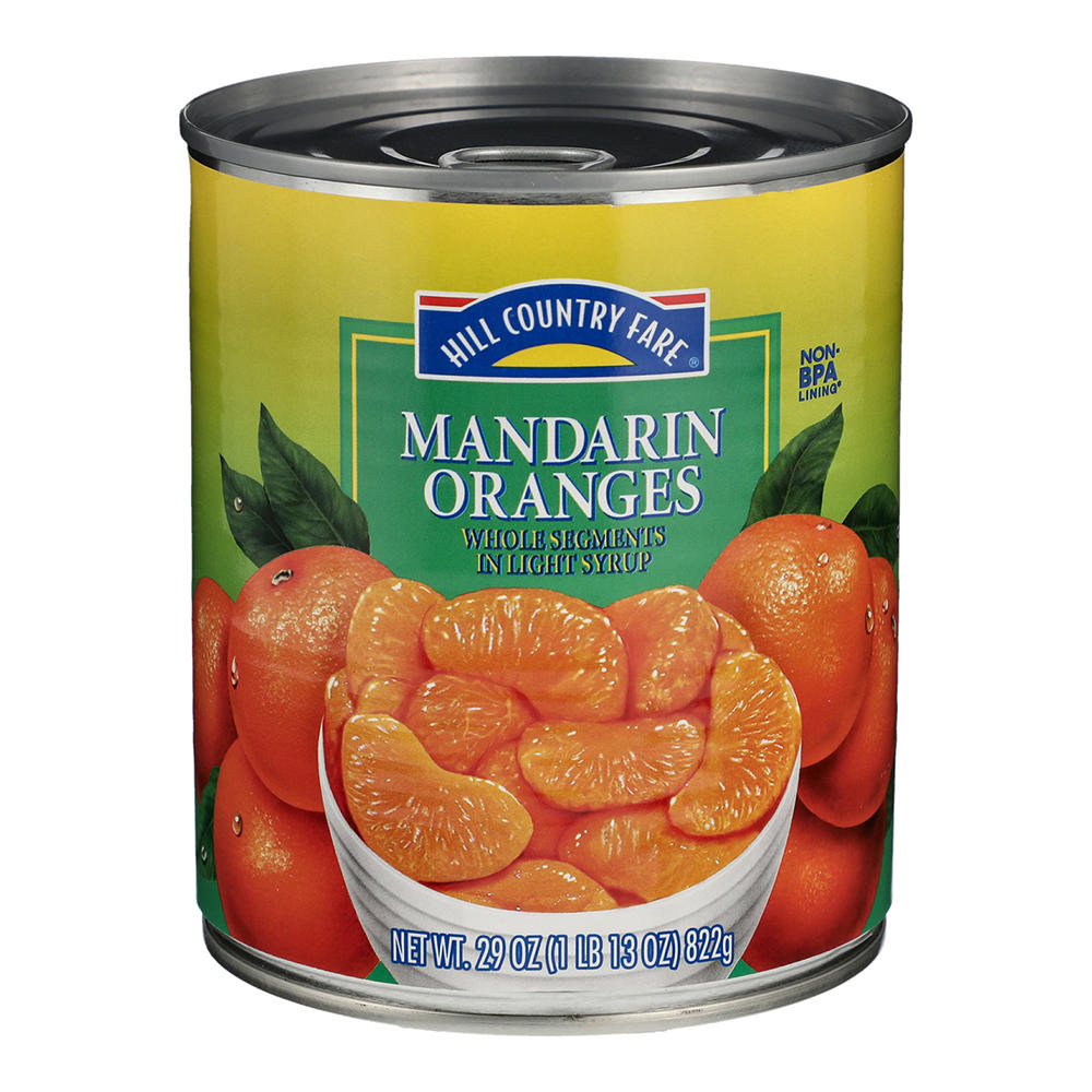 Hill Country Fare Mandarin Oranges in Light Syrup, 29 oz
