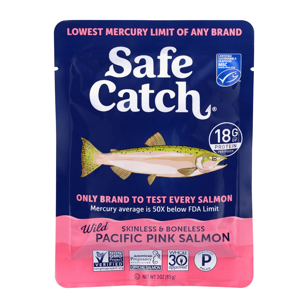 Safe Catch Wild Pacific Pink Salmon Pouch, 3 oz