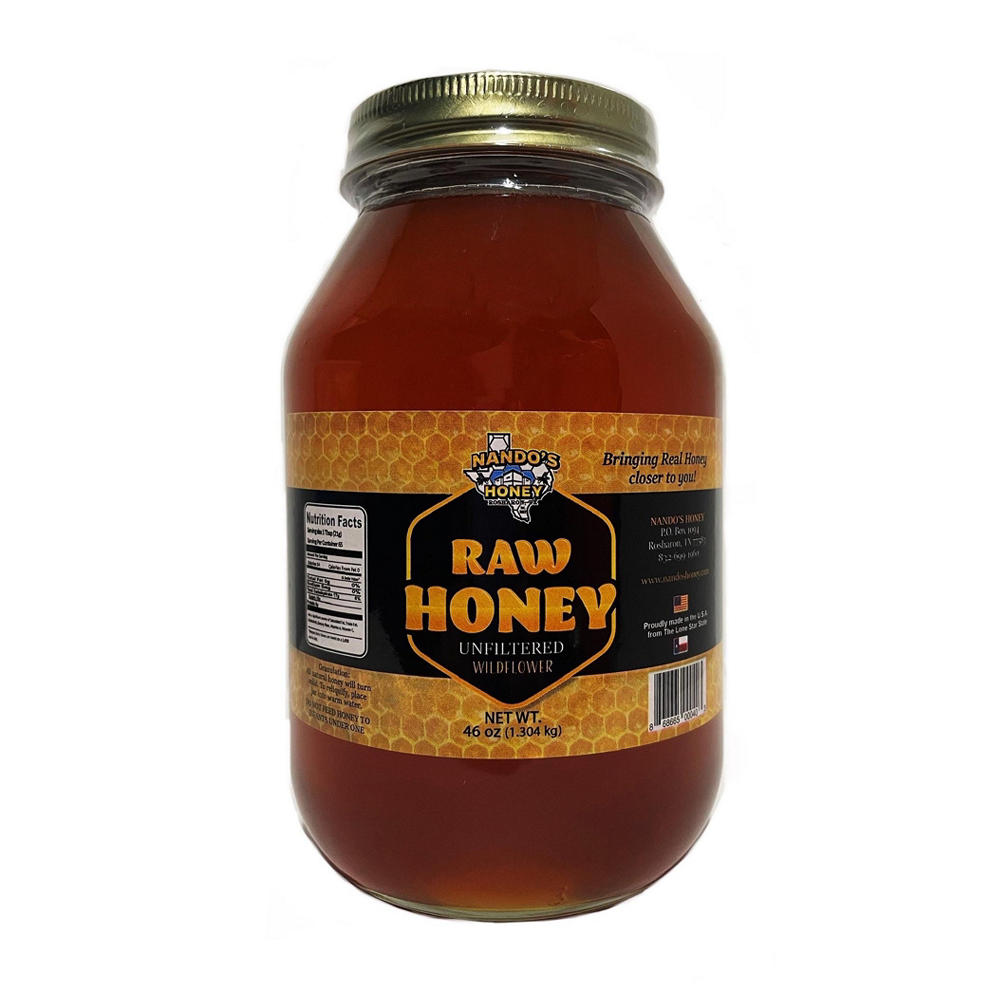 Nando's Honey Raw Wildflower Honey, 46 oz