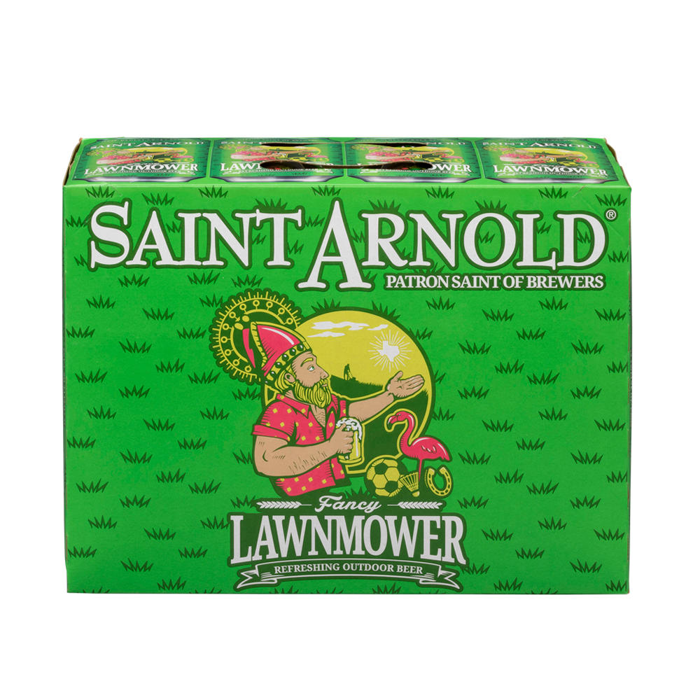 Saint Arnold Fancy Lawnmower German Style Kolsch Craft Beer 12 pk Cans, 12 oz