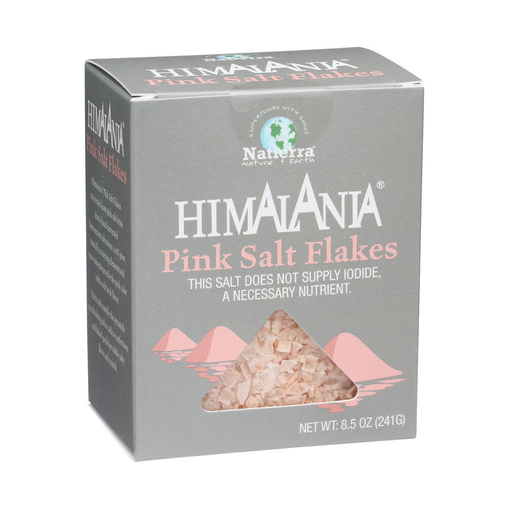 Natierra Himalania Pink Salt Flakes, 8.5 oz