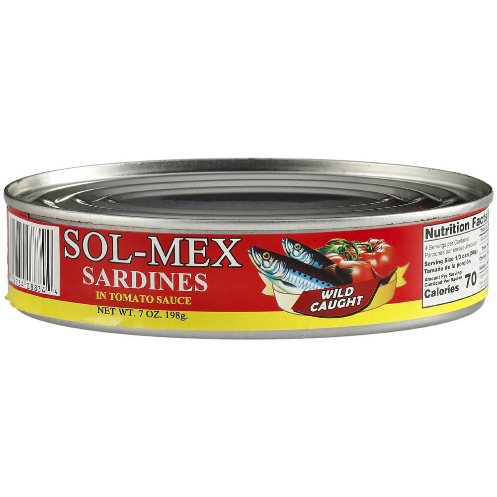 Sol-Mex Sardines in Tomato Sauce, 7 oz