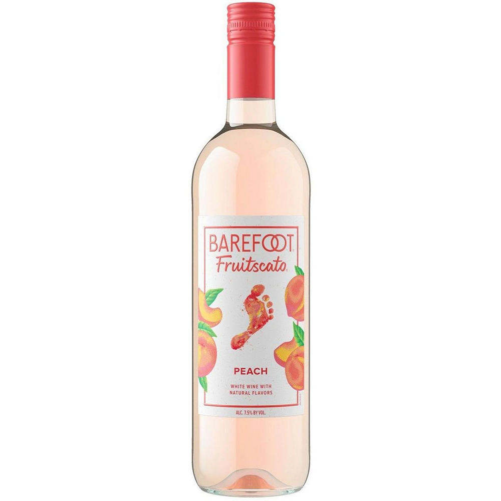 Barefoot Peach Moscato California Sweet Wine, 750 mL