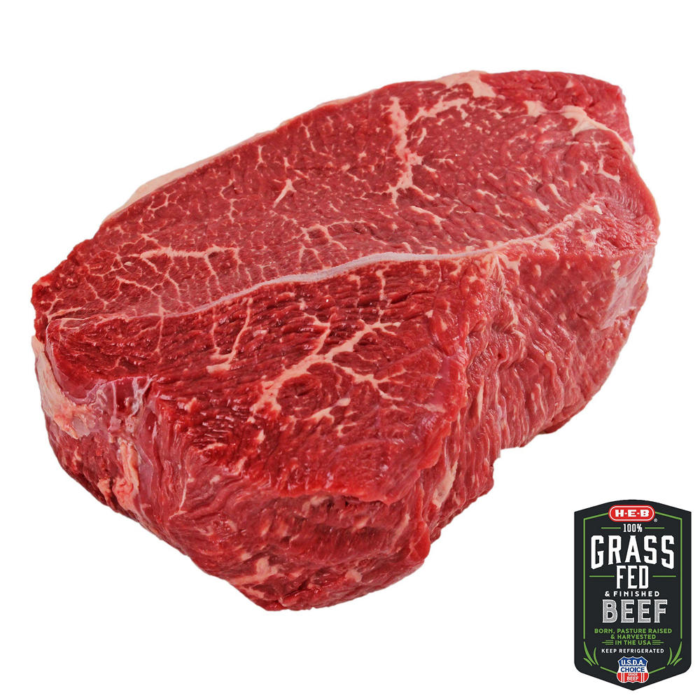 H-E-B Grass Fed Shoulder Roast Boneless, Avg. 3.15 lbs