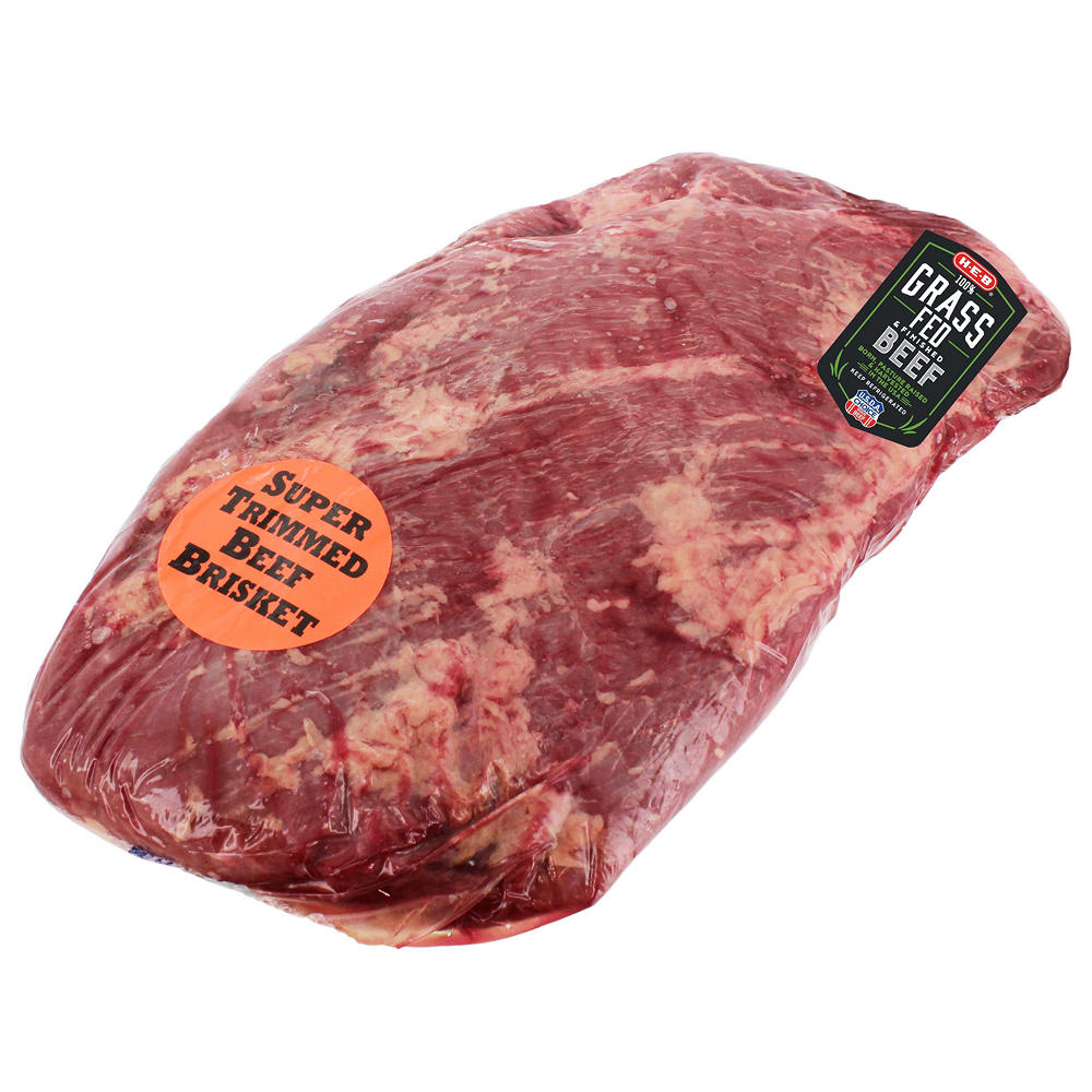 H-E-B Grass Fed Beef Whole Brisket, USDA Choice, Avg. 11.77 lbs