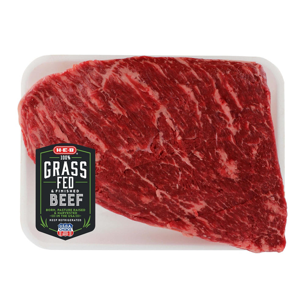 H-E-B Grass Fed Beef Sirloin Pichana Roast Boneless, USDA Choice, Avg. 2.8 lbs