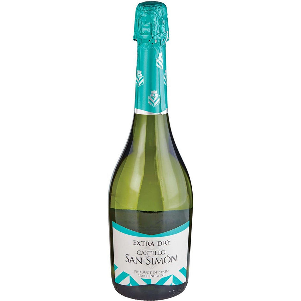 Castillo San Simon Extra Dry Sparkling Spain Wine, 750 mL