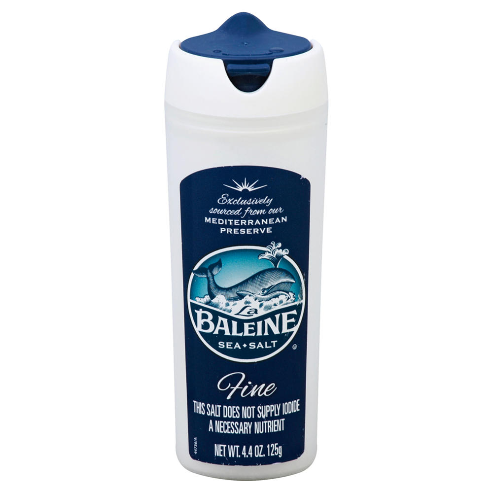 La Baleine Fine Sea Salt Shaker, 4.4 oz