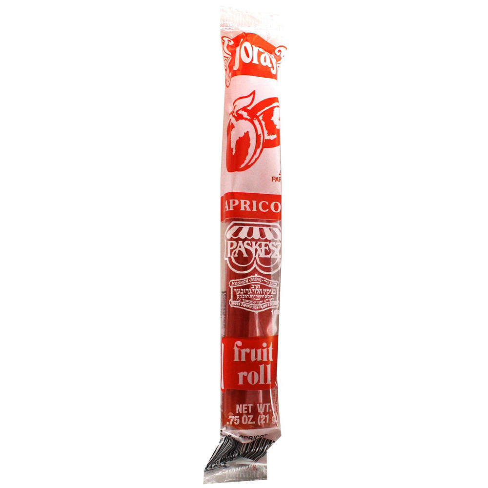 Paskesz Kosher Joray Apricot Fruit Roll, 0.75 oz