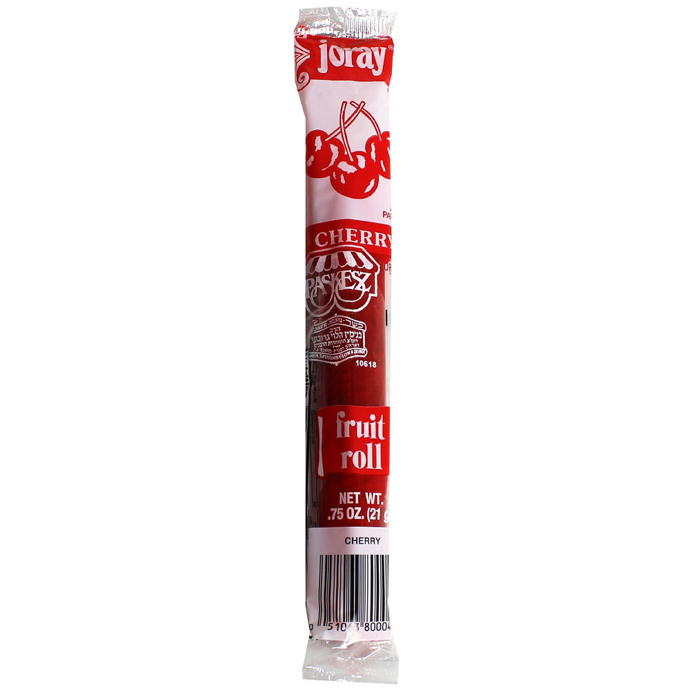 Paskesz Kosher Joray Cherry Fruit Roll, 0.75 oz