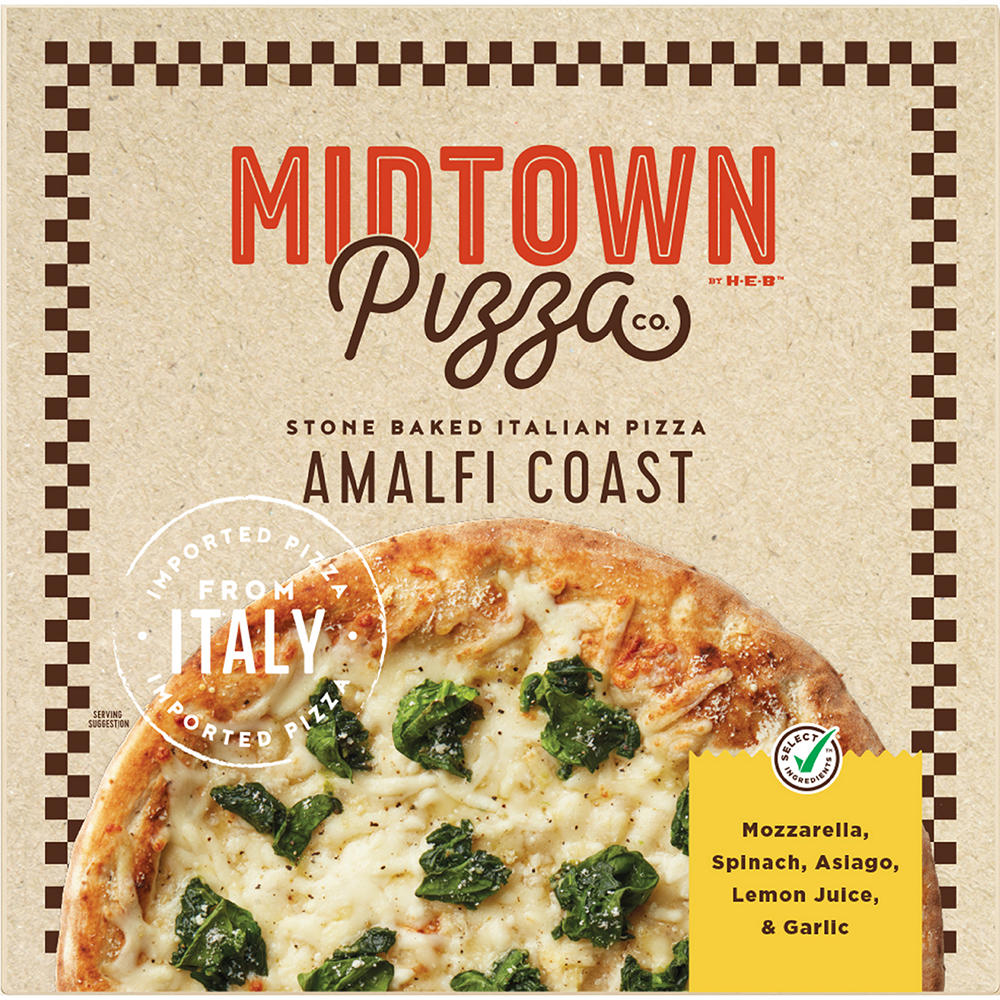 Midtown by H-E-B Amalfi Coast Stone Baked Italian Pizza, 13.8 oz