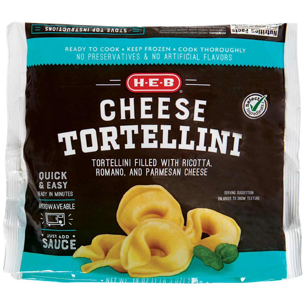 H-E-B Frozen Cheese Tortellini, 19 oz